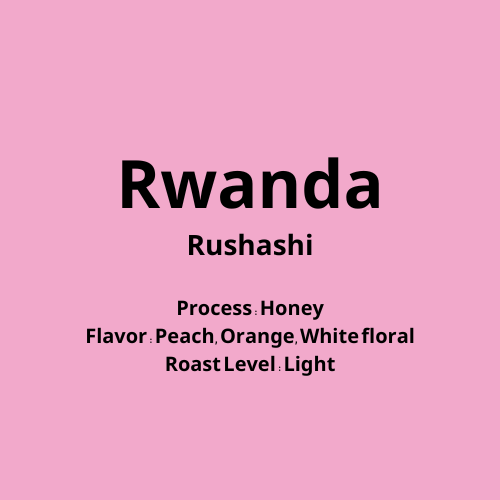 ルワンダ Rushashi Honey【浅煎り】